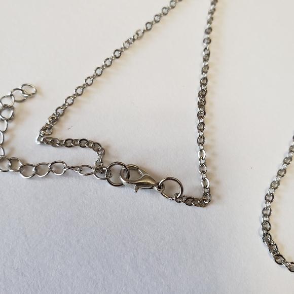 Silver tone Fashion Crystal Hummingbird Pendant Necklace Exquisite Shiny Zircon - Picture 9 of 10